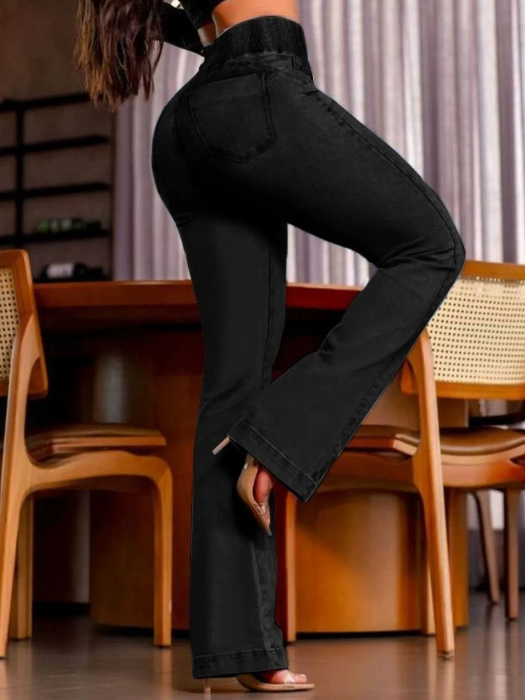 High Rise Bootcut Jeans