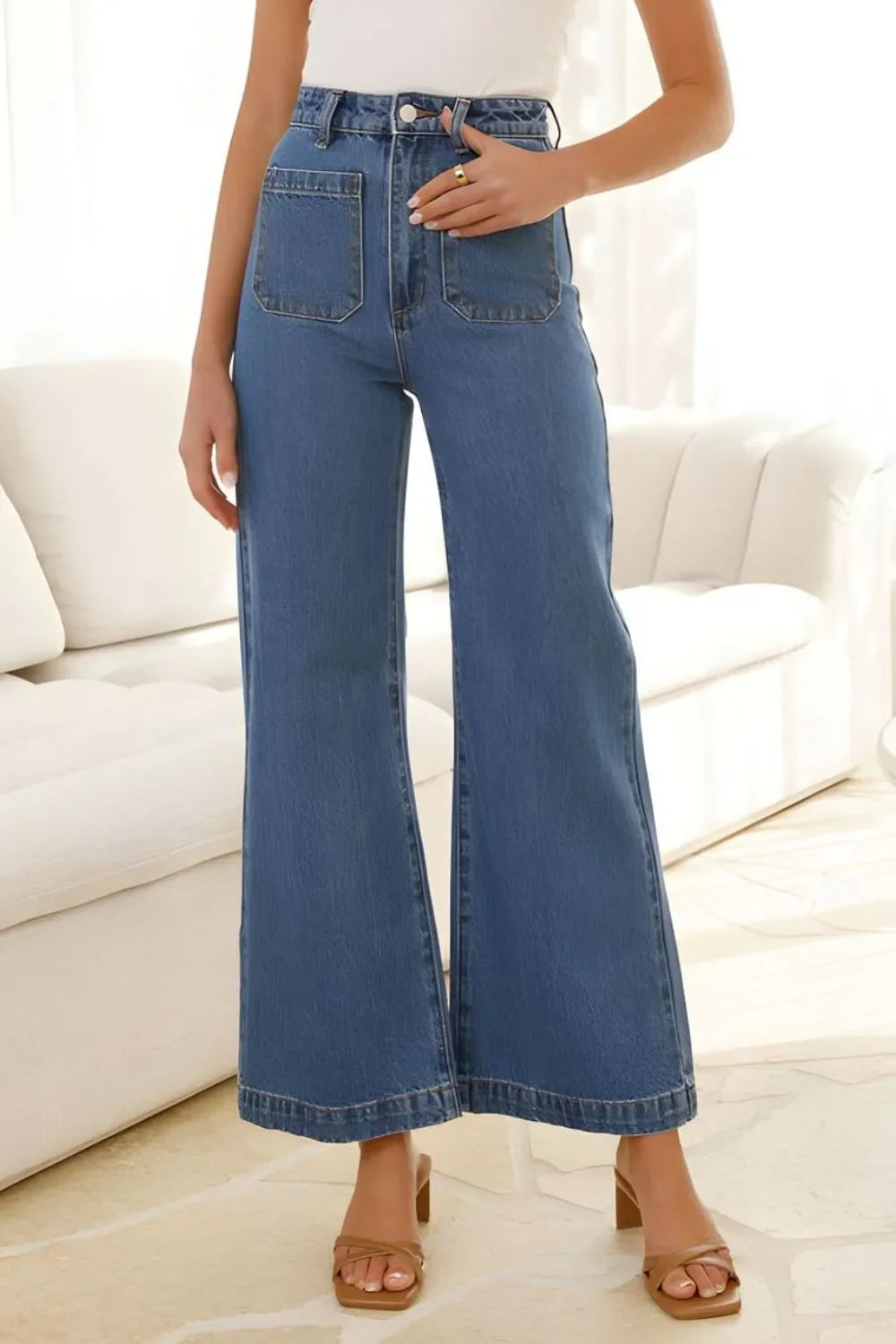 High Waist Flare Jeans