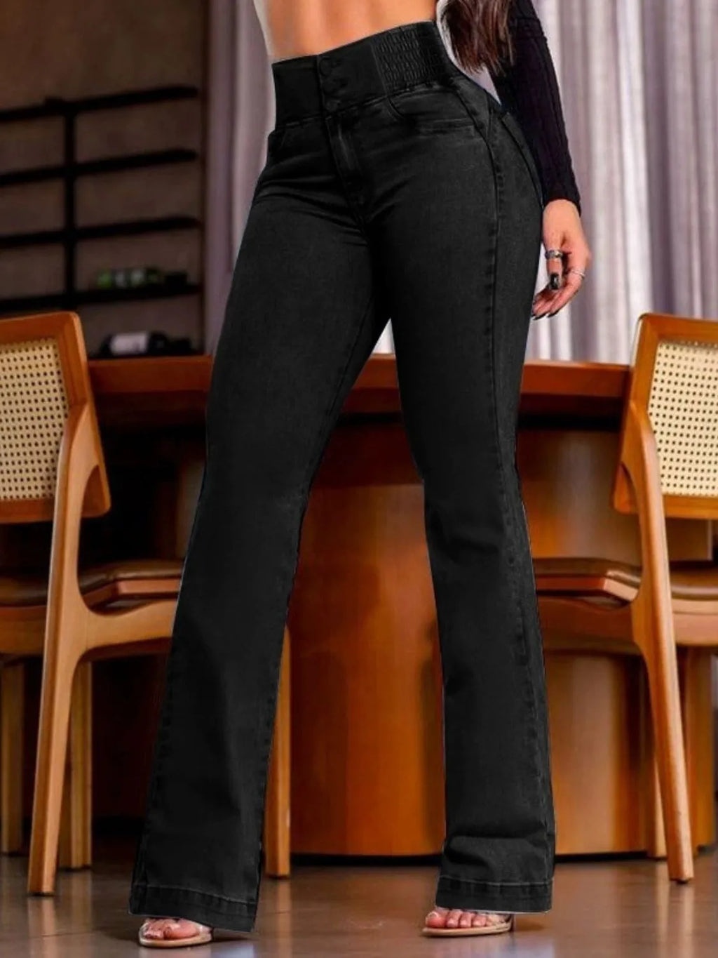 High Rise Bootcut Jeans