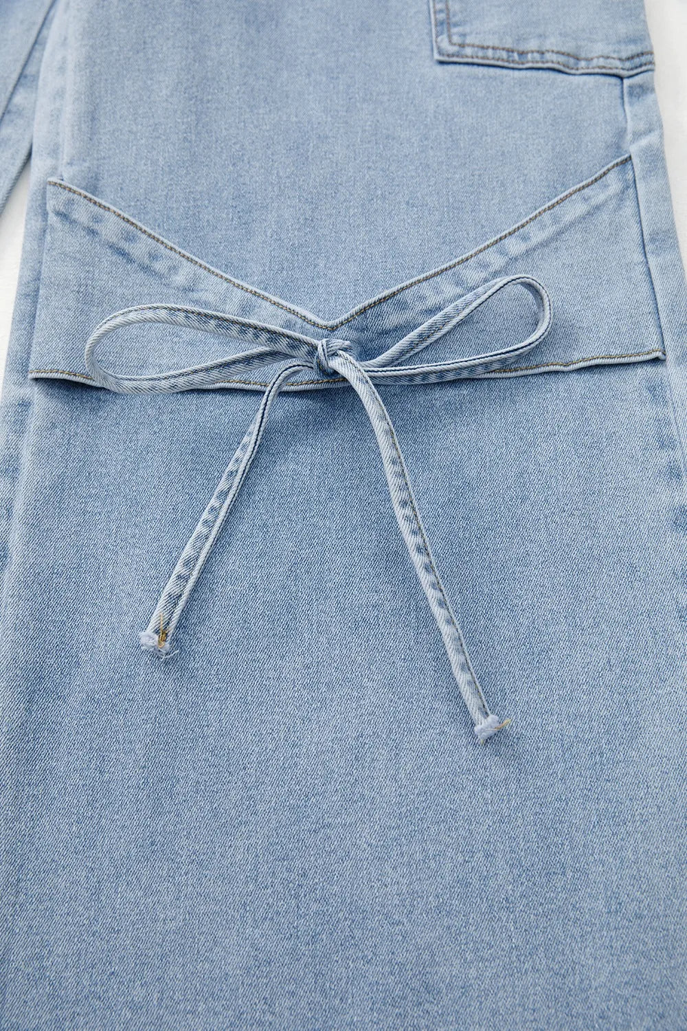 Bowknot Decor Cargo Jeans